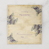 エレガント国素朴、ヴィン結婚ヤード プレイスカード (外部開封)