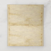 エレガント国素朴、ヴィン結婚ヤード プレイスカード (内部開封)