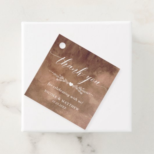 エレガント土トーン水の色、ありが素朴とう フェイバータグ (インサイチュ)