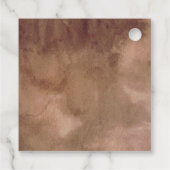 エレガント土トーン水の色、ありが素朴とう フェイバータグ (裏面)