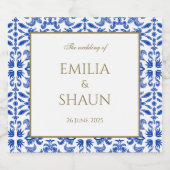 エレガント地中海のスタイル リキュールボトルラベル (シングルラベル)