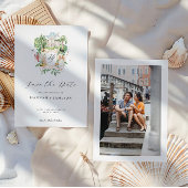 エレガント地 | カスタムウェディングクレスト セーブザデート