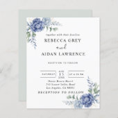 エレガント埃の多い青結婚緑の供給 (正面/裏面)