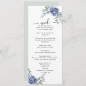 エレガント埃の多い青結婚緑の供給 メニュー (正面/裏面)