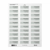 エレガント埃の多い青結婚緑の供給 ラベル (フルシート)