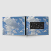 エレガント基本的な葬式のゲストブック ゲストブック (全面)