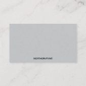 エレガント夕べガウン名刺 名刺 (裏面)