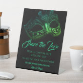 エレガント夕べ結婚のポスター台座サイン 台座サイン (インサイチュ)