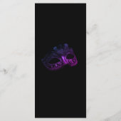 エレガント夕べ結婚のメニュー メニュー (裏面)