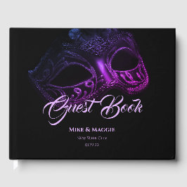 エレガント夕べ結婚ズゲストブック ゲストブック