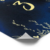 エレガント夕べ表番号 ポスター (角)