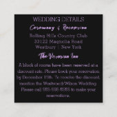 エレガント夕べ エンクロージャーカード (裏面)