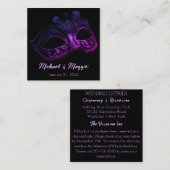 エレガント夕べ エンクロージャーカード (正面/裏面)