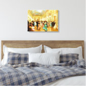 エレガント夕べ(踊り) キャンバスプリント (インサイチュ (寝室))