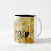 エレガント夕べ(踊り) ツートーンマグカップ (正面右)