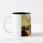 エレガント夕べ(踊り) ツートーンマグカップ (左)