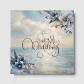 エレガント夕日とフローラ結婚の ゲストブック (正面)