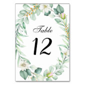 エレガント多肉性結婚緑 テーブルナンバー (正面)