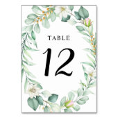 エレガント多肉性結婚緑 テーブルナンバー (裏面)