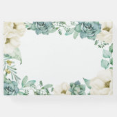 エレガント多肉水彩フローラゲストブック ゲストブック (裏面)