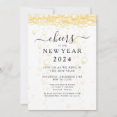 エレガント大晦日のパーティー 招待状 (正面)