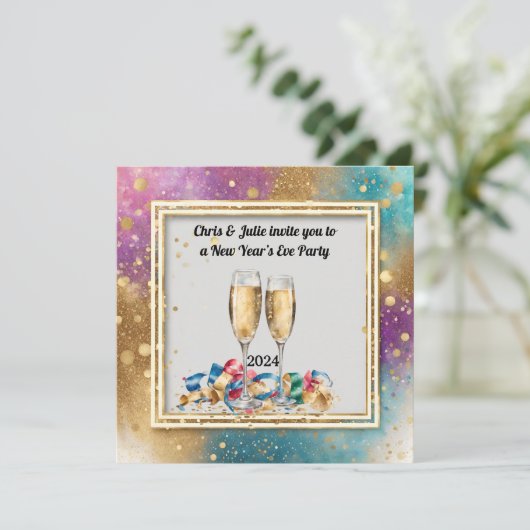 エレガント大晦日パーティー 招待状 (スタンド正面)