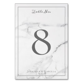 エレガント大理石とリース結婚のテーブル番号 テーブルナンバー