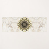 エレガント大理石の曼荼羅 ヨガマット (正面(横))