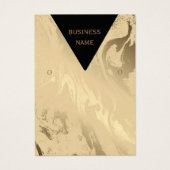 エレガント大理石の黒と金ゴールド (正面)