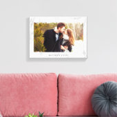 エレガント大理石テクスチャフレーム写真 キャンバスプリント (インサイチュ (リビング))