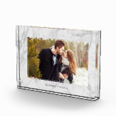 エレガント大理石テクスチャフレーム フォトブロック (右)