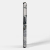 エレガント大理石ホワイトブラッククール Case-Mate iPhoneケース (裏面 / 右)