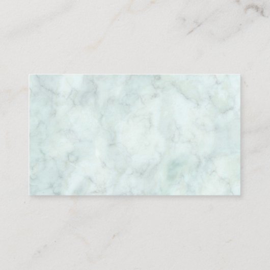 エレガント大理石ユーカリ結婚グリーンリーのウェブサイト エンクロージャーカード (裏面)