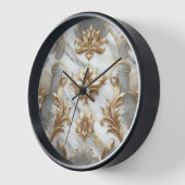 エレガント大理石頭が切れる時計ストラップ 壁時計 (傾斜)