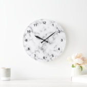 エレガント大理石 ラージ壁時計 (ホーム)