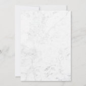 エレガント大理石&金ゴールド50th誕生日招待状 招待状 (裏面)