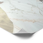 エレガント婚約パーティ歓迎 ポスター (角)