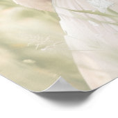 エレガント婚約パーティ歓迎 ポスター (角)