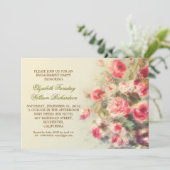 エレガント婚約パーティ 招待状 (スタンド正面)