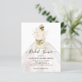 エレガント嫁結婚のガウンブライダルシャワーInv (スタンド正面)