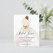 エレガント嫁結婚のドレスブライダルシャワー (スタンド正面)