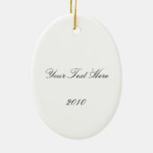 エレガント孔雀オーナメントセット1121 セラミックオーナメント (裏面)