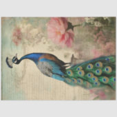 エレガント孔雀フローラエフフランスのェメラデクページ 薄葉紙 (正面)