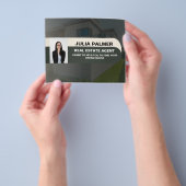 エレガント実在ミニマルEstate Agent写真 チラシ (手)