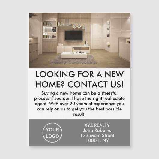 エレガント実在不動産代理店促進カスタム (正面)