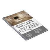 エレガント実在不動産代理店促進カスタム ノートブック (右側)