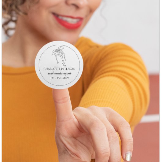 エレガント実在財不動産仲介業者 ラウンドシール