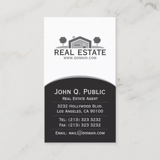 エレガント実在財 名刺 (正面)