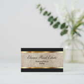 エレガント実在Estate Business Card 名刺 (スタンド正面)