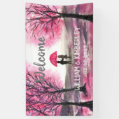 エレガント対ピッモダンクフローラ素朴結婚ズ 横断幕 (縦)